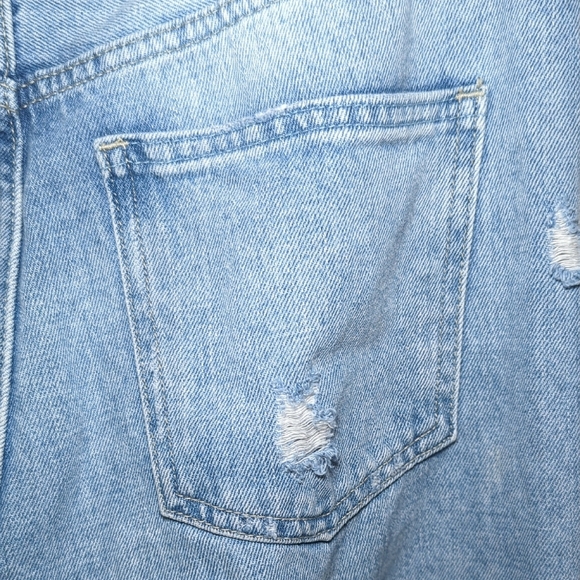 JBD Just Black Denim Light Wash Distressed Straight Leg Jeans Women's Size 27 - Picture 8 of 11